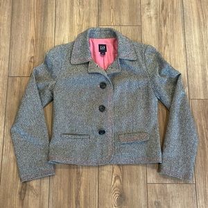 GAP Gray Tweed Blazer
